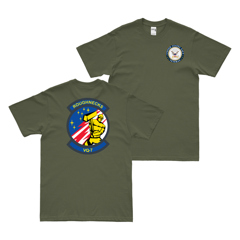 Double-Sided VQ-7 U.S. Navy Veteran T-Shirt