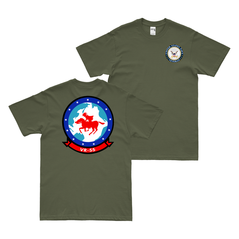 Double-Sided VR-55 U.S. Navy Veteran T-Shirt