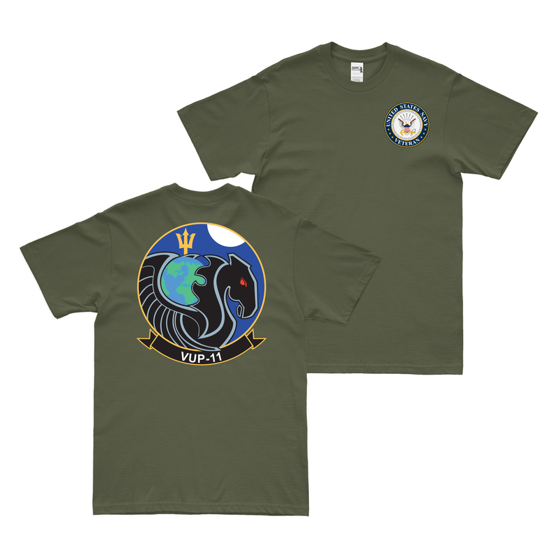 Double-Sided VUP-11 U.S. Navy Veteran T-Shirt