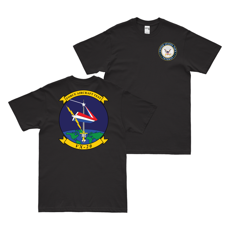Double-Sided VX-20 U.S. Navy Veteran T-Shirt