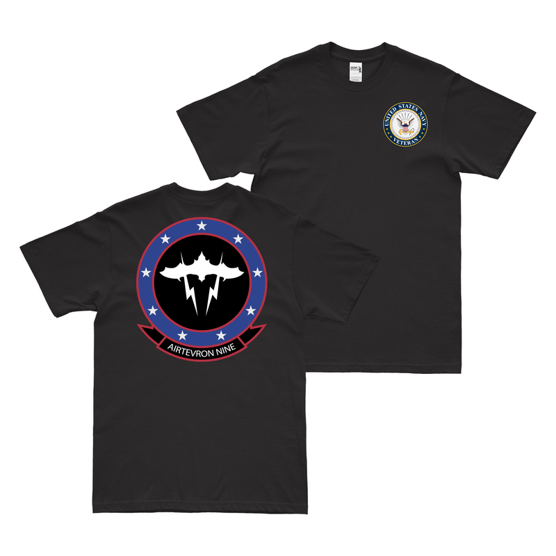 Double-Sided VX-9 U.S. Navy Veteran T-Shirt