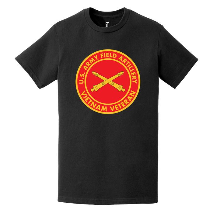 U.S. Army Field Artillery Vietnam Veteran T-Shirt Tactically Acquired   