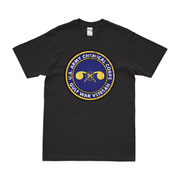 Army Chemical Corps Gulf War Veteran T-Shirt Tactically Acquired Black Distressed Small