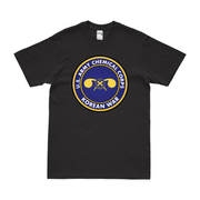 Army Chemical Corps Korean War Legacy Veteran T-Shirt Tactically Acquired Black Clean Small