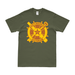 U.S. Army Logistics Corps Branch Emblem T-Shirt Tactically Acquired Military Green Clean Small