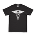 Army Medical Service Corps Emblem T-Shirt Tactically Acquired Black Clean Small