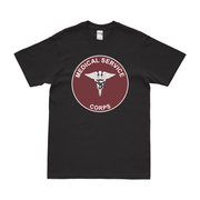 Medical Service Corps Branch Plaque T-Shirt Tactically Acquired Black Clean Small