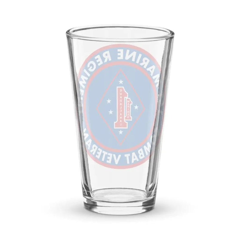 1st Marine Regiment Combat Veteran Pint Glass