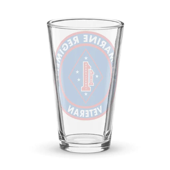 1st Marine Regiment Veteran Pint Glass Tactically Acquired   