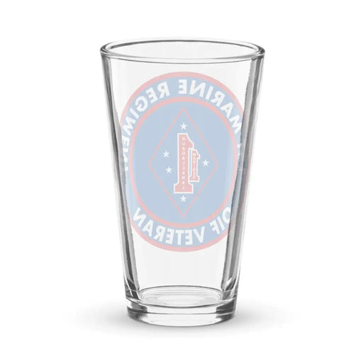 1st Marine Regiment OIF Veteran Pint Glass Tactically Acquired   