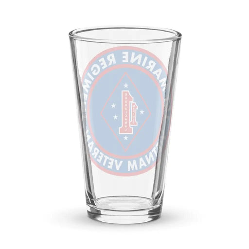 1st Marine Regiment Vietnam Veteran Pint Glass Tactically Acquired   