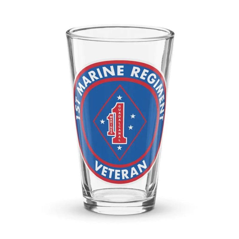1st Marine Regiment Veteran Pint Glass