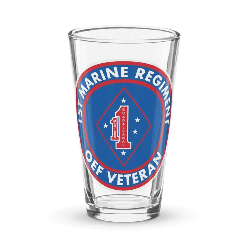 1st Marine Regiment OEF Veteran Pint Glass