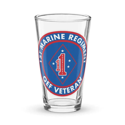 1st Marine Regiment OEF Veteran Pint Glass Tactically Acquired Default Title  