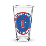 1st Marine Regiment OIF Veteran Pint Glass Tactically Acquired Default Title  