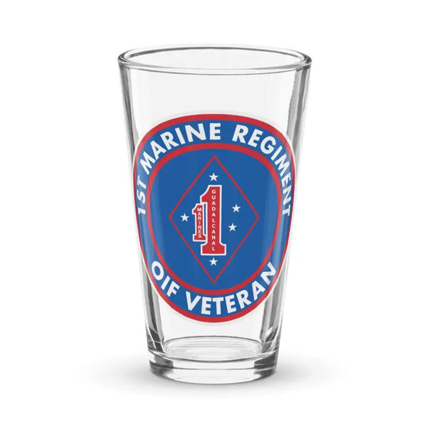1st Marine Regiment OIF Veteran Pint Glass