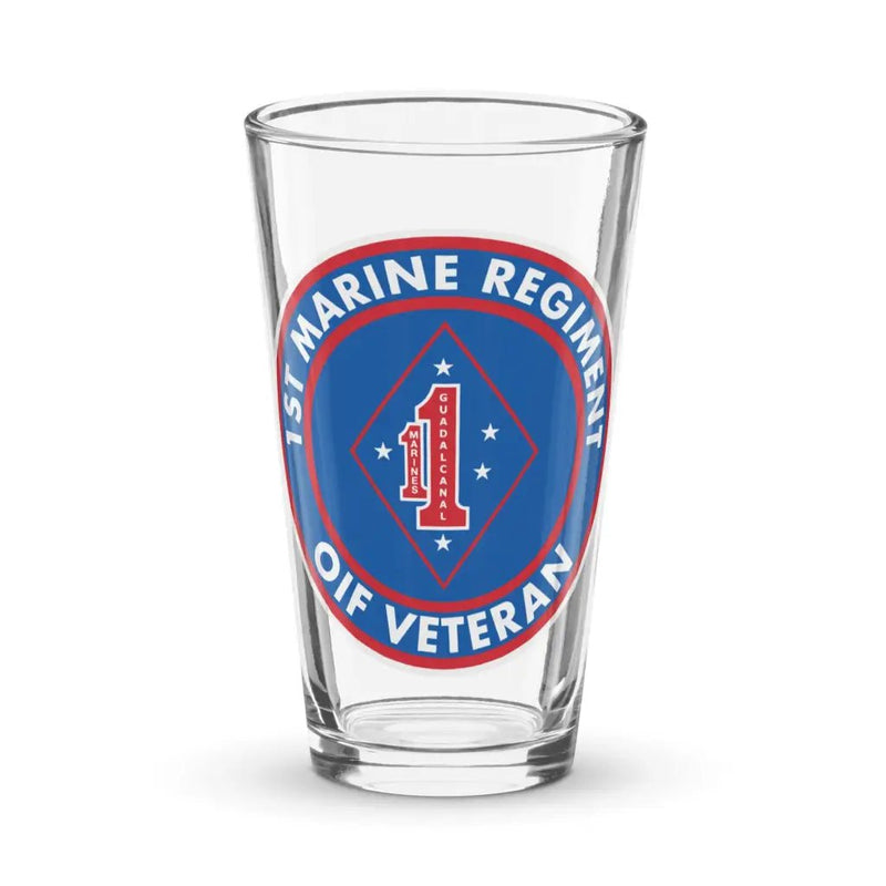 1st Marine Regiment OIF Veteran Pint Glass