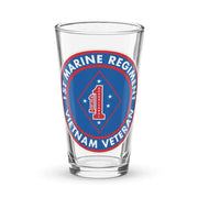 1st Marine Regiment Vietnam Veteran Pint Glass Tactically Acquired Default Title  