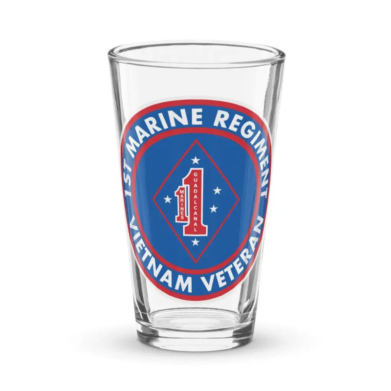 1st Marine Regiment Vietnam Veteran Pint Glass