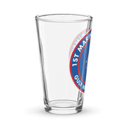 1st Marine Regiment Gulf War Veteran Pint Glass Tactically Acquired   