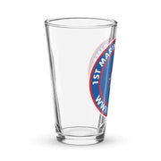 1st Marine Regiment WW2 Veteran Pint Glass Tactically Acquired   
