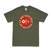 U.S. Army Signal Corps Gulf War Veteran T-Shirt Tactically Acquired Military Green Distressed Small