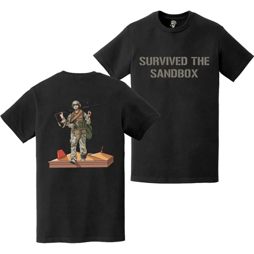 "Survived the Sandbox" - OIF and OEF Veteran T-Shirt Tactically Acquired   