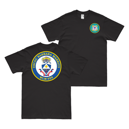 Double-Sided USCGC Barbara Marbrity (WLM-559) T-Shirt Tactically Acquired   