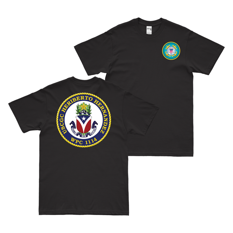 Double-Sided USCGC Heriberto Hernandez (WPC-1114) T-Shirt