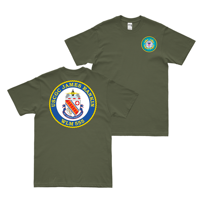 Double-Sided USCGC James Rankin (WLM-555) T-Shirt