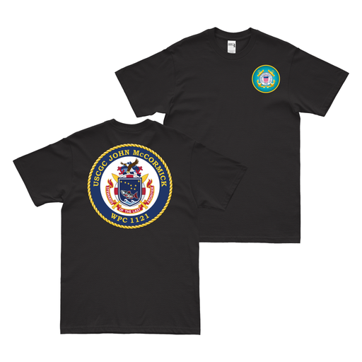 Double-Sided USCGC John McCormick (WPC-1121) T-Shirt Tactically Acquired   