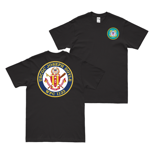 Double-Sided USCGC Joseph Doyle (WPC-1133) T-Shirt Tactically Acquired   