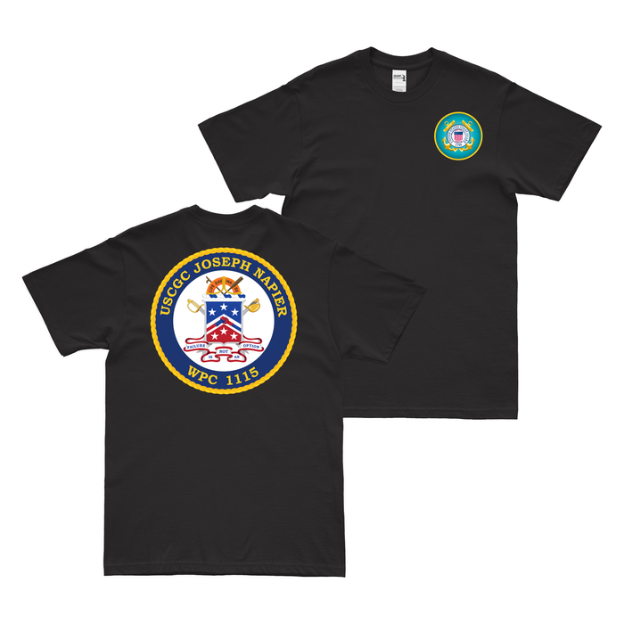 Double-Sided USCGC Joseph Napier (WPC-1115) T-Shirt Tactically Acquired   