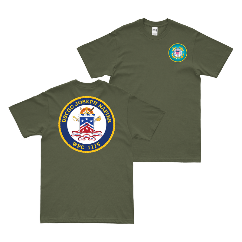 Double-Sided USCGC Joseph Napier (WPC-1115) T-Shirt
