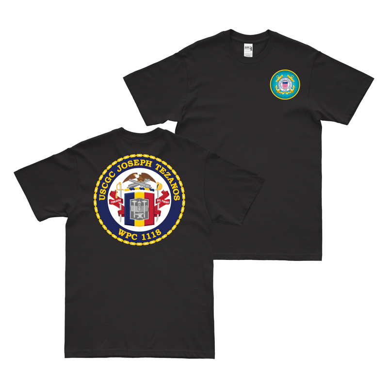 Double-Sided USCGC Jospeh Tezanos (WPC-1118) T-Shirt