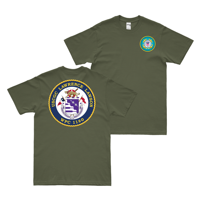 Double-Sided USCGC Lawrence Lawson (WPC-1120) T-Shirt