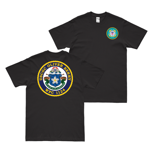 Double-Sided USCGC Oliver Berry (WPC-1124) T-Shirt Tactically Acquired   