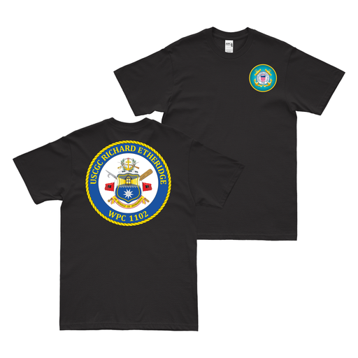 Double-Sided USCGC Richard Etheridge (WPC-1102) T-Shirt Tactically Acquired   