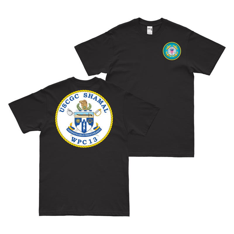 Double-Sided USCGC Shamal (WPC-13) T-Shirt