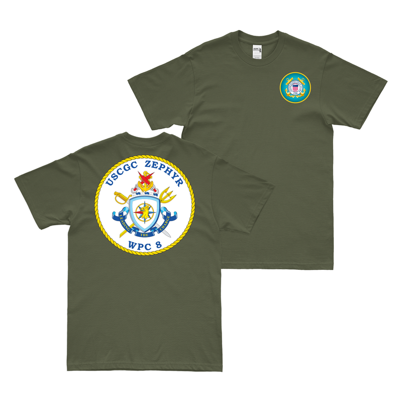 Double-Sided USCGC Zephyr (WPC-8) T-Shirt