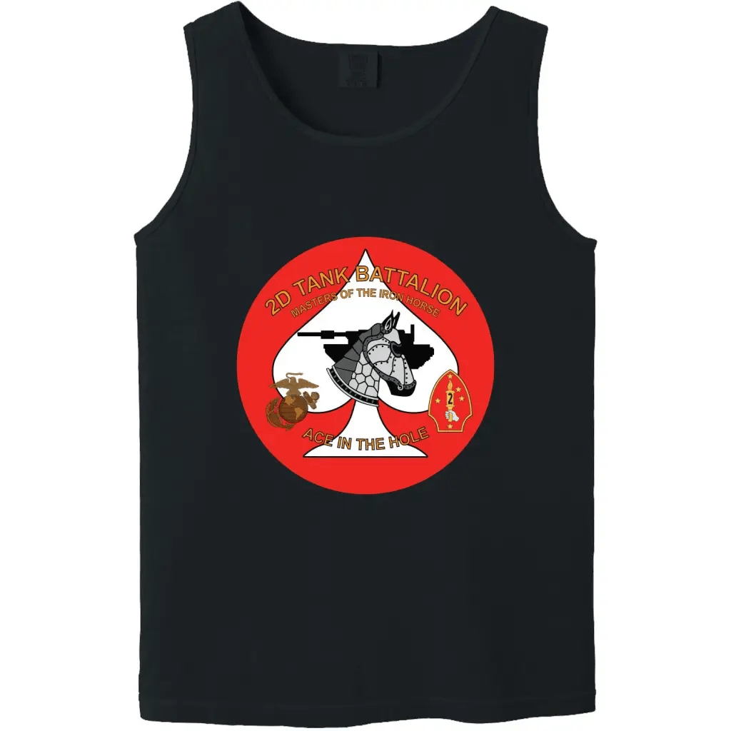2nd Tank Battalion USMC Logo Emblem Tank Top Tactically Acquired   