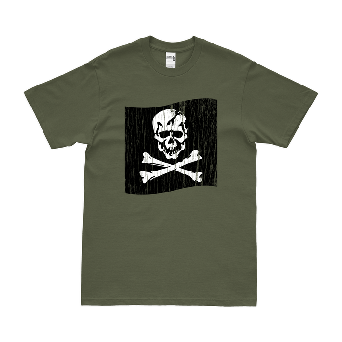 U.S. Navy Fighter Squadron 61 (VF-61) T-Shirt Tactically Acquired Military Green Distressed Small