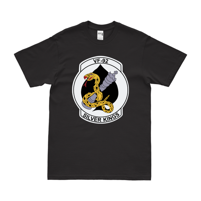 U.S. Navy Fighter Squadron 92 (VF-92) T-Shirt Tactically Acquired Black Clean Small